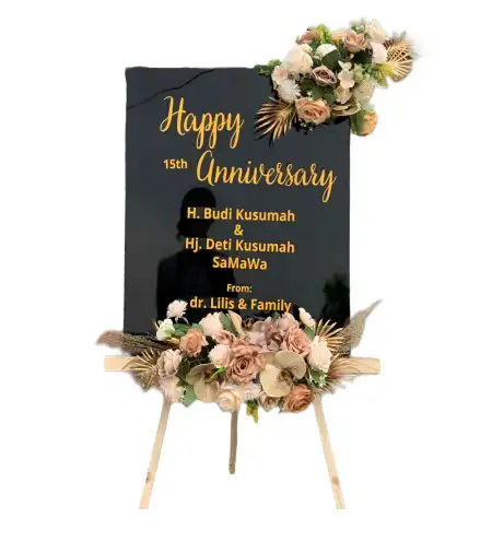 Papan Bunga Akrilik Cikareo