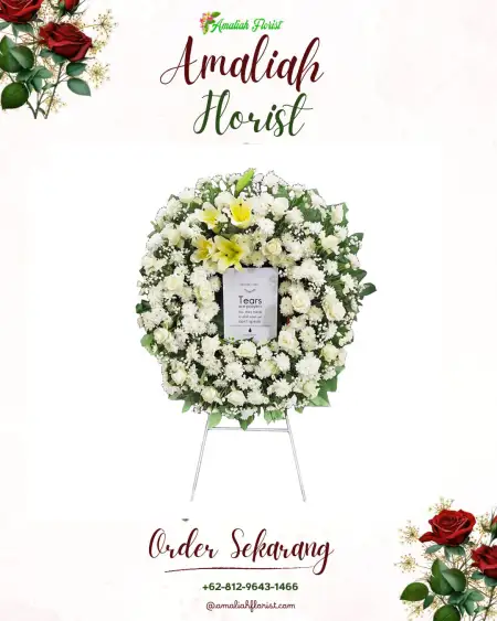 Krans Bunga Duka Cikareo