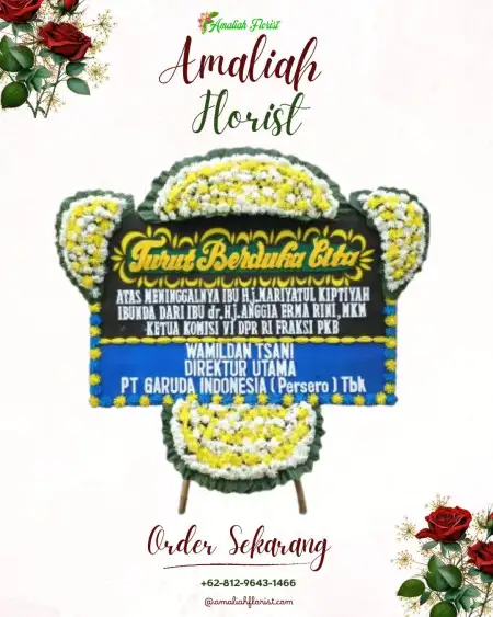 Papan Bunga Duka Cikareo